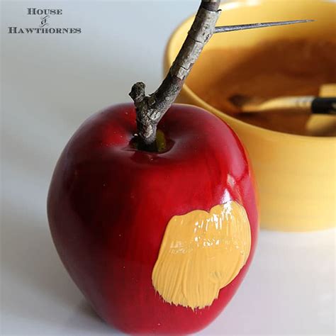 Making Faux Caramel Apples For Fall Decor House Of