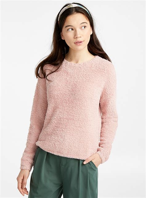 Loose Plush Sweater Twik Shop Womens Sweaters Simons Sweaters