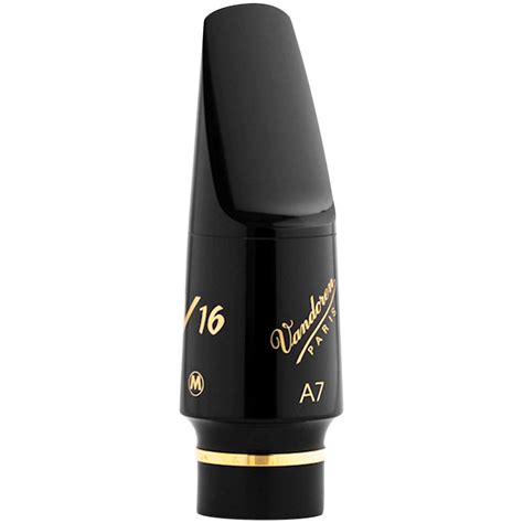 Vandoren V16 Series Hard Rubber Alto Saxophone Mouthpiece A7 Medium