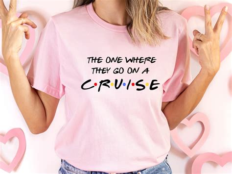 Friends Cruise Shirt The One Where They Set Sail Fun Friends Inspired