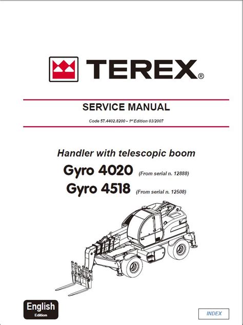 Terex Terex Workshop Service Manuals