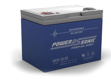Power Sonic Deep Cycle Gel 12v 32ah Dcg1232 17500 Power
