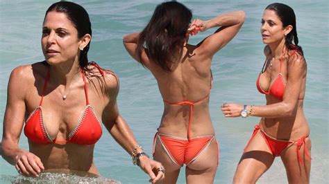 Super Skinny Girl Bethenny Frankel Flaunts Slim Figure In Teeny Bikini While Vacationing With