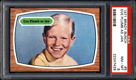 1971 Brady Bunch Eve Plumb As Jan Psa Cardfacts®