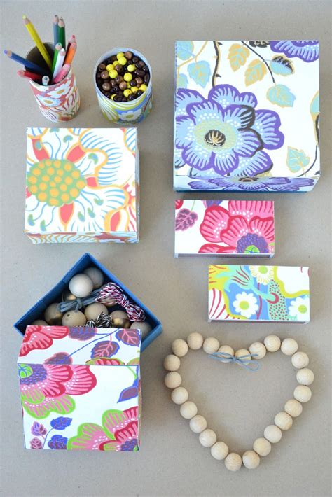 Decorate Boxes With Beautiful Paper Hantverksidéer Diy Craft Pyssel