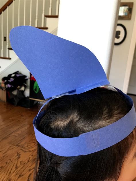 Making A Childs Paper Shark Fin Hat Thriftyfun