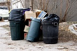Garbage Cans Overflowing with Trash Picture | Free Photograph | Photos ...