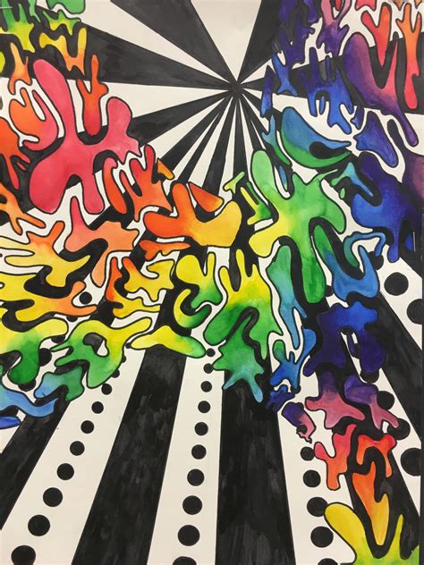 Middle School Art Projects Art Lessons Middle School Art School Op