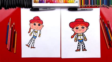 How To Draw Cartoon Jessie From Toy Story