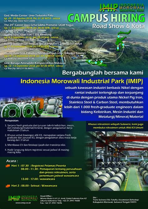 Las mejores ideas de uñas. Lowongan Kerja Pt Indonesia Morowali Industrial Park ...
