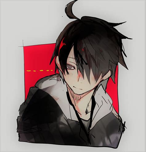 Black Hair Anime Vampire Boy