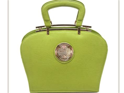 Lime Green Oval Snapped Bag Snap Bag Green Oval Bags