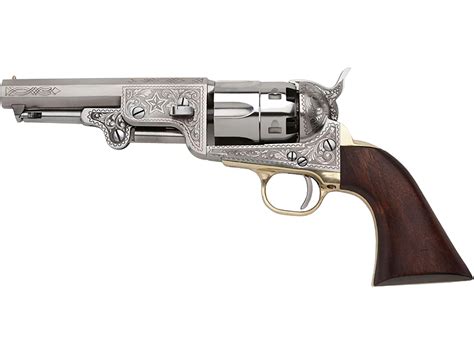 Pietta 1851 Navy Us Marshal Black Powder Revolver 44 Cal 4875