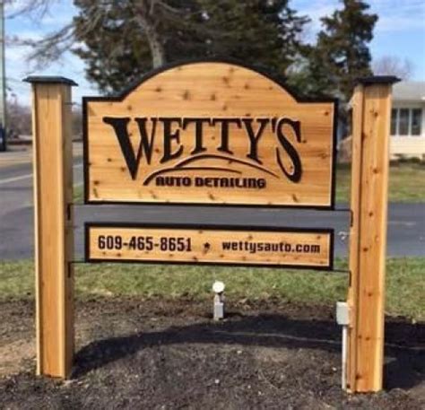Parking Lot Signs With Image Customized For Business Carved The Carving Company Outdoorwood