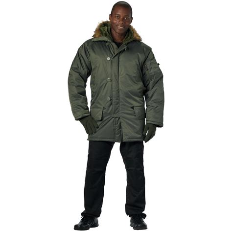 Mens N 3b Snorkel Parka Camouflageca