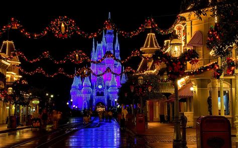 Disney World Christmas Wallpaper