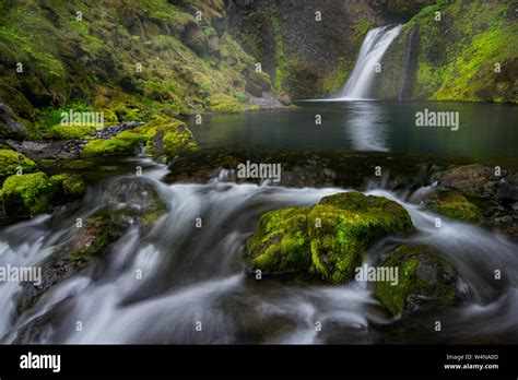 Beautiful Waterfall In Pakgil Canyon Stock Photo Alamy