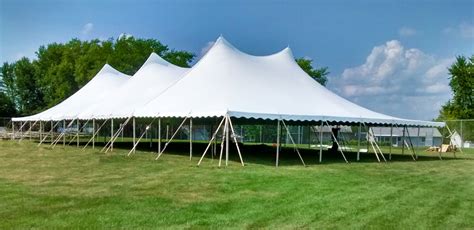 Rope And Pole Event Wedding Tent Rental In Iowa And Illinois