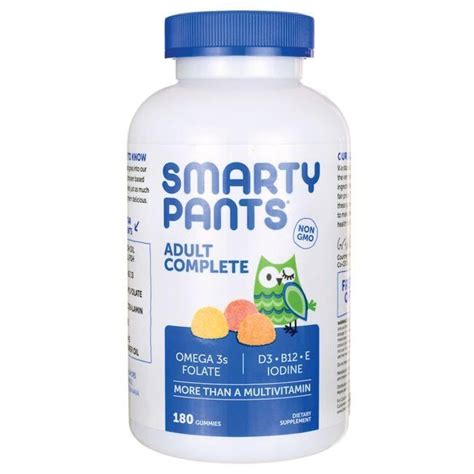 Smarty Pants Adult Complete 180 Gummies Swanson