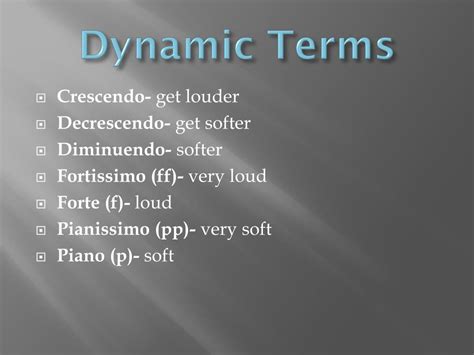 Ppt Musical Terms Powerpoint Presentation Free Download Id2090739