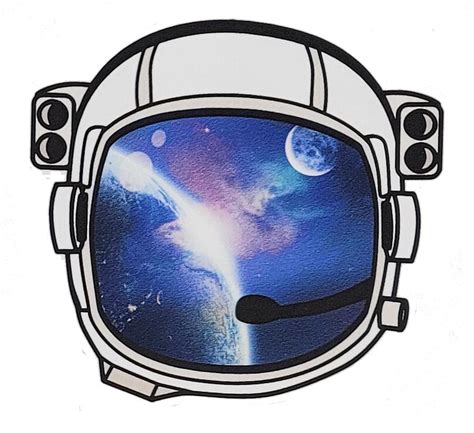 Astronaut Helmet Sticker