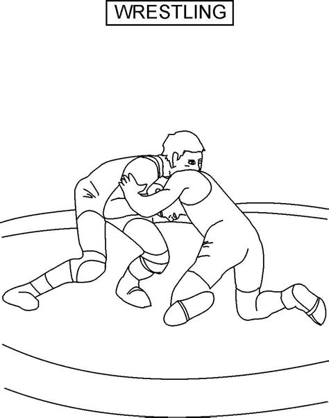 Coloring Pages Wrestling