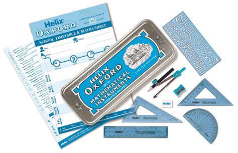 HELIX OXFORD SET OF MATHEMATICAL INSTRUMENTS ORACLE AND ...