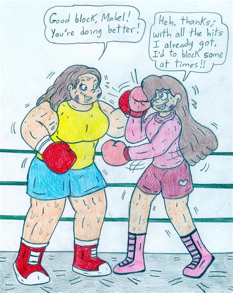 Boxing Teen Mabel Vs Grenda By Jose Ramiro On Deviantart