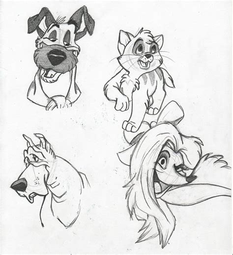 Oliver And Company Sketches By Abbycats On Deviantart Animated
