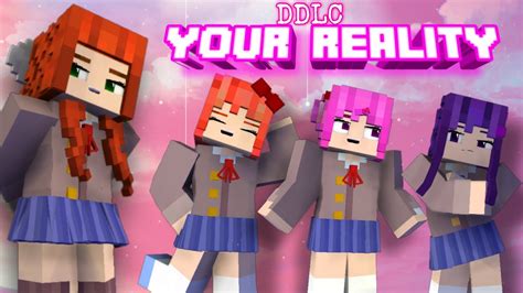 Your Reality Doki Doki Minecraft Animated Music Video Song By Lizz