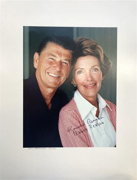 Todd Mueller Autographs Ronald And Nancy Reagan 11x14 Limited Edition