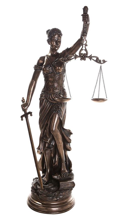 large 48 inch lady justice scales of justice la justitia statue lawyer attorney judge