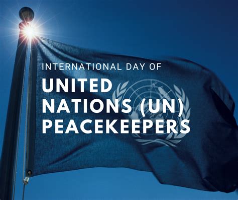 Recognising The Role Of United Nations Peacekeepers Diggers Tribute