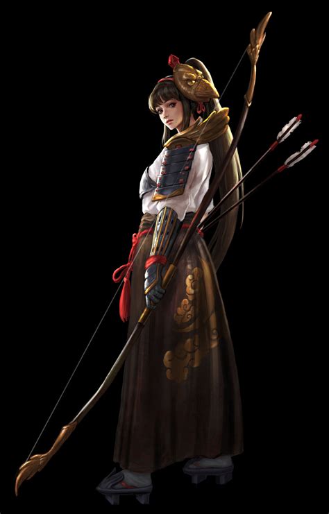 Artstation Tengu Archer Jae Hyuck Jang Warrior Woman Female