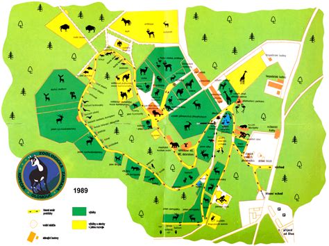 Oslovili jsme proto olomoucké dobrovolné hasiče, ti udělali revizi svých zásob a našlo se třicet pět starších vysloužilých hadic, které určitě ještě odvedou dobrou službu mezi zvířaty, popsal martin major, do jehož gesce. Map of Zoo Olomouc - 1989