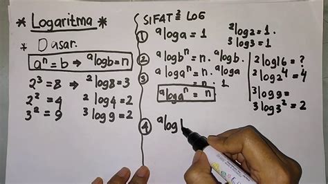 Logaritma #sifatsifatlog #matematika - YouTube