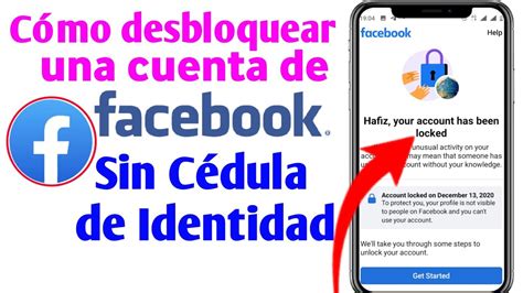 Como Desbloquear Cuenta De Facebook Sin Identidad Desbloqueo De Cuenta De Facebook YouTube