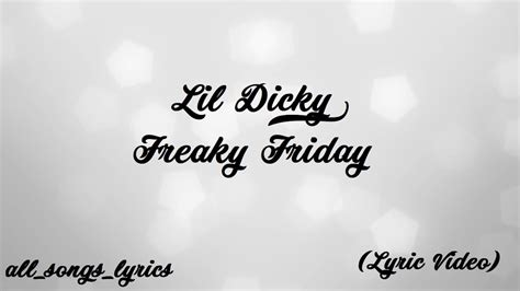 Lil Dicky Freaky Friday Feat Chris Brown Lyrics Youtube