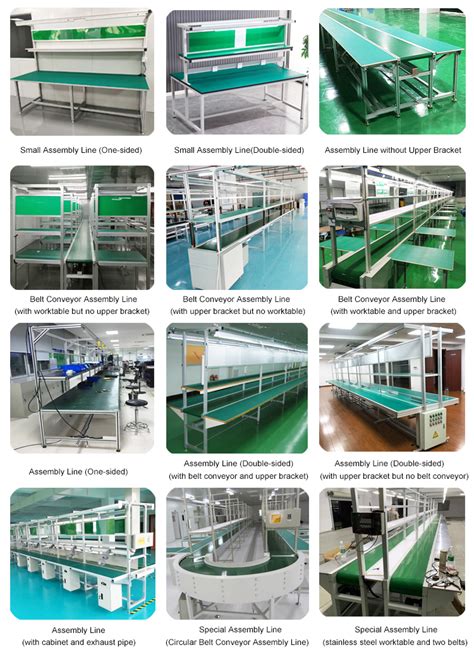Manual And Automated Assembly Conveyor Line System Manufacturer