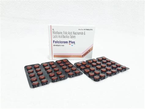 Riboflavine Folic Acid Niacinamide And Lactic Acid Bacillus Million Spores Tablet At Rs 499