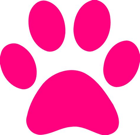 Pink Paw Print Clip Art Cliparts And Others Art Inspiration Clipart