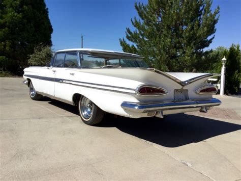 chevrolet impala 1959 white for sale original 1959 chevrolet impala 4 door sedan with original