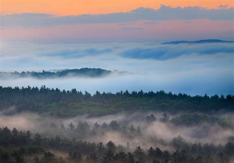 Layers Of Fog Quabbin Reservoir Ma Patrick Zephyr Photography