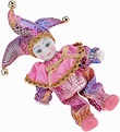 SM SunniMix Adorable Italian Porcelain Baby Dolls Triangel Doll Clown ...