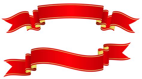 Banner Ribbon Png Red Banners Png Clipart Free Icons And Png Backgrounds