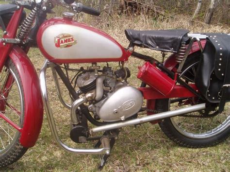 In Canada 1947 Famous James Ml 125 Bike Urious