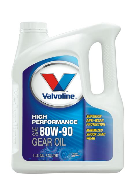 Valvoline High Performance Sae 80w 90 Gear Oil 1 Quart