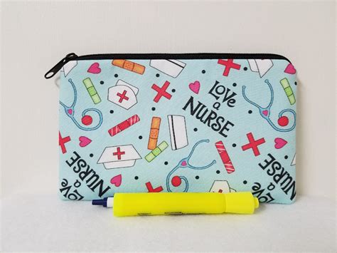 Nurse Zipper Pouch Nurses Pencil Case First Aid Kit Bag Etsy