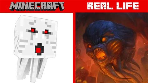 Minecraft Ghast In Real Life Minecraft Vs Real Life Animation Part 10 Youtube