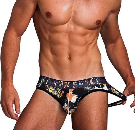 Arjen Kroos Men S Sexy Printed Jockstrap Jock Strap Athletic Underwear Amazon Ca Clothing